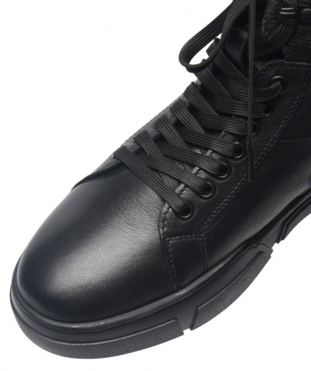 МУЖСКИЕ БОТИНКИ НАТУРАЛЬНАЯ КОЖА / ШЕРСТЬ CORVETTO