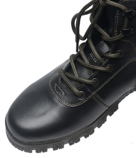 МУЖСКИЕ БОТИНКИ НАТУРАЛЬНАЯ КОЖА / ШЕРСТЬ РОСВЕСТ РОССИЯ