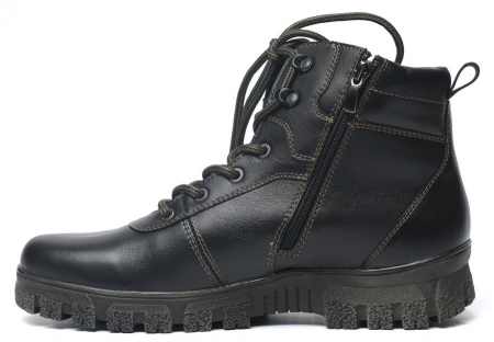 МУЖСКИЕ БОТИНКИ НАТУРАЛЬНАЯ КОЖА / ШЕРСТЬ РОСВЕСТ РОССИЯ