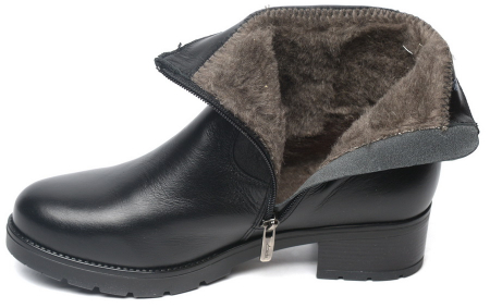 ЖЕНСКИЕ БОТИНКИ НАТУРАЛЬНАЯ КОЖА / ШЕРСТЬ МАРКО БЕЛАРУСЬ