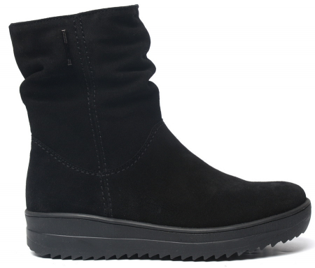 ЖЕНСКИЕ ПОЛУСАПОГИ НАТУРАЛЬНАЯ КОЖА (ВЕЛЮР) / ШЕРСТЬ МАРКО БЕЛАРУСЬ