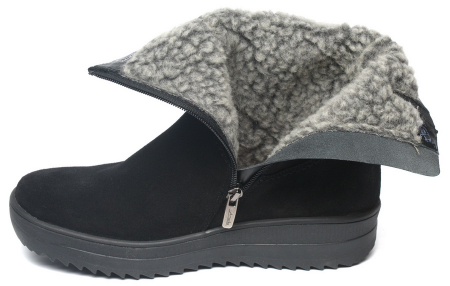 ЖЕНСКИЕ ПОЛУСАПОГИ НАТУРАЛЬНАЯ КОЖА (ВЕЛЮР) / ШЕРСТЬ МАРКО БЕЛАРУСЬ