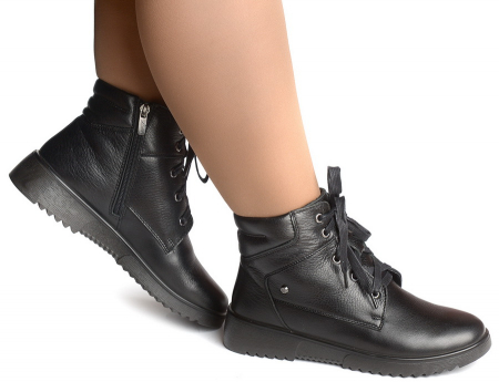 ЖЕНСКИЕ БОТИНКИ НАТУРАЛЬНАЯ КОЖА  / ШЕРСТЬ МАРКО БЕЛАРУСЬ