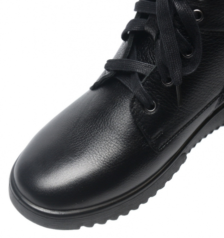 ЖЕНСКИЕ БОТИНКИ НАТУРАЛЬНАЯ КОЖА  / ШЕРСТЬ МАРКО БЕЛАРУСЬ