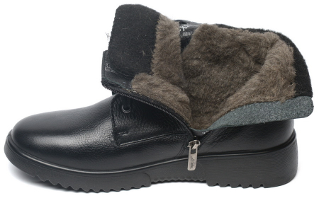 ЖЕНСКИЕ БОТИНКИ НАТУРАЛЬНАЯ КОЖА  / ШЕРСТЬ МАРКО БЕЛАРУСЬ