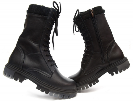 ЖЕНСКИЕ БЕРЦЫ НА МОЛНИИ НАТУРАЛЬНАЯ КОЖА / ШЕРСТЬ CORVETTO