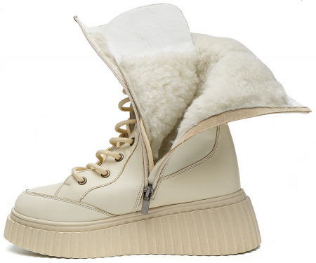 ЖЕНСКИЕ САПОГИ НАТУРАЛЬНАЯ КОЖА / ШЕРСТЬ CORVETTO ИТАЛИЯ