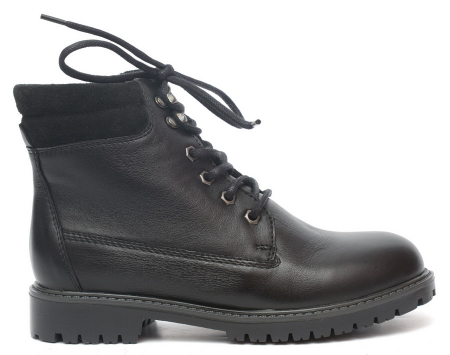 ЖЕНСКИЕ БОТИНКИ НАТУРАЛЬНАЯ КОЖА +ВЕЛЮР / ШЕРСТЬ РОСВЕСТ РОССИЯ