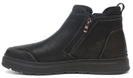 МУЖСКИЕ БОТИНКИ НАТУРАЛЬНАЯ КОЖА / НАТУРАЛЬНЫЙ МЕХ GUGU ГЕРМАНИЯ