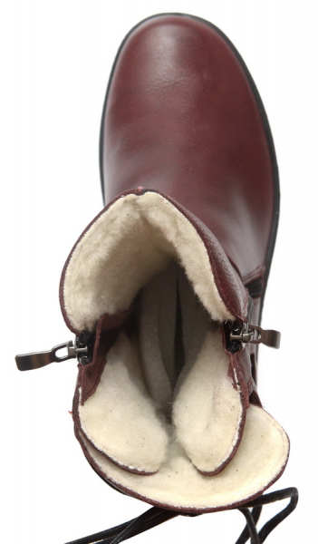 ЖЕНСКИЕ САПОГИ НАТУРАЛЬНАЯ КОЖА / ШЕРСТЬ РОСВЕСТ РОССИЯ