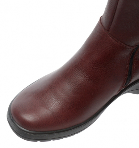 ЖЕНСКИЕ САПОГИ НАТУРАЛЬНАЯ КОЖА / ШЕРСТЬ РОСВЕСТ РОССИЯ