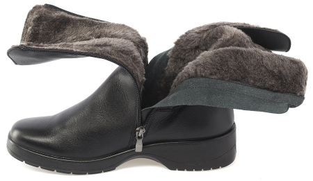 ЖЕНСКИЕ САПОГИ НАТУРАЛЬНАЯ КОЖА / ШЕРСТЬ РОСВЕСТ РОССИЯ