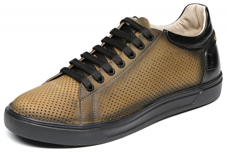 МУЖСКИЕ КРОССОВКИ НАТУРАЛЬНАЯ КОЖА (НУБУК) CORVETTO ИТАЛИЯ