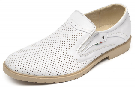 МУЖСКИЕ ТУФЛИ ЛЕТНИЕ НАТУРАЛЬНАЯ КОЖА CORVETTO ИТАЛИЯ