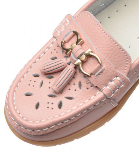 ЖЕНСКИЕ МОКАСИНЫ НАТУРАЛЬНАЯ КОЖА BINIFOOT/BNF ТАЙВАНЬ