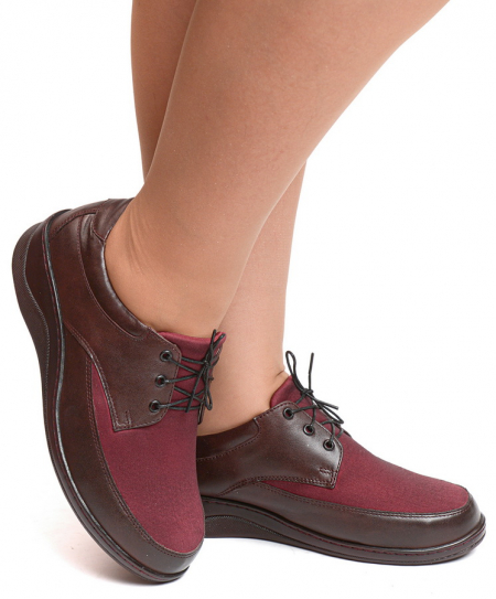 ЖЕНСКИЕ ТУФЛИ НАТУРАЛЬНАЯ КОЖА + СПЕЦТЕКСТИЛЬ CORVETTO