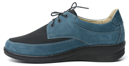 ЖЕНСКИЕ ТУФЛИ НАТУРАЛЬНАЯ КОЖА (НУБУК) + СПЕЦТЕКСТИЛЬ CORVETTO