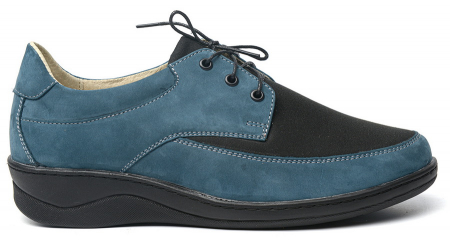 ЖЕНСКИЕ ТУФЛИ НАТУРАЛЬНАЯ КОЖА (НУБУК) + СПЕЦТЕКСТИЛЬ CORVETTO