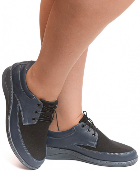 ЖЕНСКИЕ ТУФЛИ НАТУРАЛЬНАЯ КОЖА + СПЕЦТЕКСТИЛЬ CORVETTO