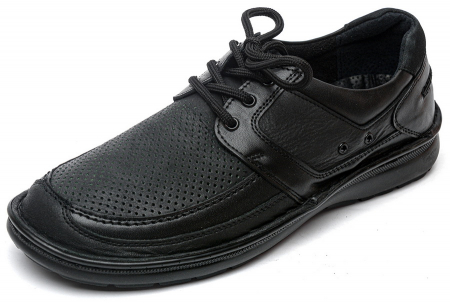 МУЖСКИЕ ТУФЛИ ЛЕТНИЕ НАТУРАЛЬНАЯ КОЖА + НУБУК CORVETTO ИТАЛИЯ