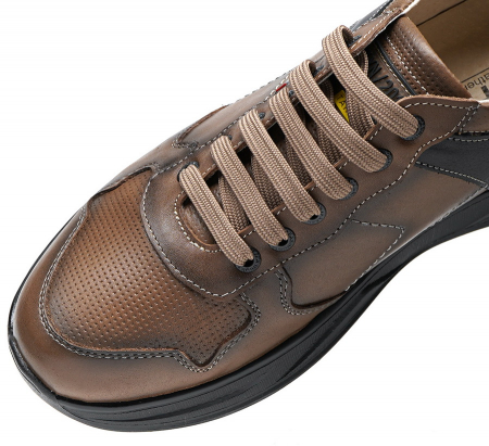 МУЖСКИЕ КРОССОВКИ НАТУРАЛЬНАЯ КОЖА CORVETTO ИТАЛИЯ