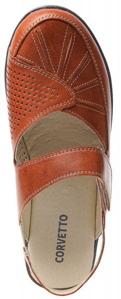 ЖЕНСКИЕ БОСОНОЖКИ НАТУРАЛЬНАЯ КОЖА CORVETTO