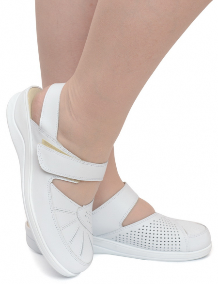 ЖЕНСКИЕ БОСОНОЖКИ НАТУРАЛЬНАЯ КОЖА CORVETTO