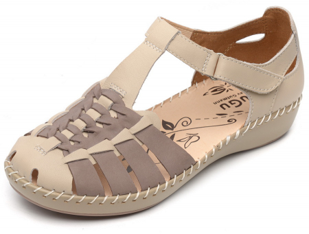 ЖЕНСКИЕ БОСОНОЖКИ НАТУРАЛЬНАЯ КОЖА GUGU ГЕРМАНИЯ