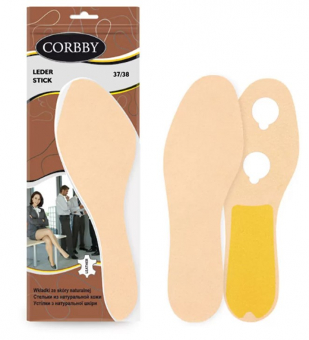 СТЕЛЬКИ CORBBY LEDER STICK ПОЛЬША