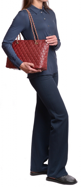 ЖЕНСКАЯ СУМКА НАТУРАЛЬНАЯ КОЖА  KIKILOK КОРЕЯ