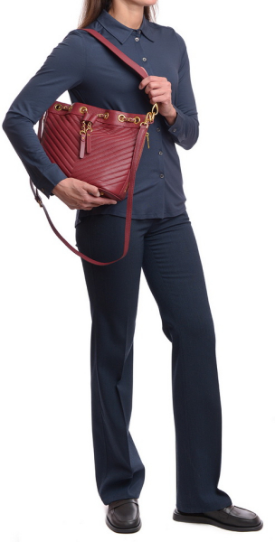 ЖЕНСКАЯ СУМКА НАТУРАЛЬНАЯ КОЖА KIKILOK КОРЕЯ