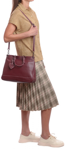 ЖЕНСКАЯ СУМКА НАТУРАЛЬНАЯ КОЖА  KIKILOK КОРЕЯ