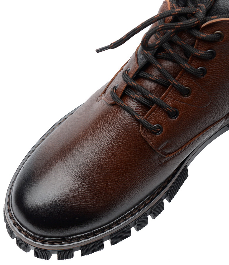 мужские ботинки натуральная кожа / натуральный мех corvetto