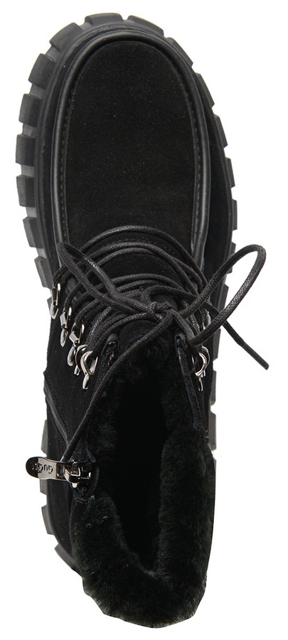 женские ботинки натуральная кожа(велюр) / натуральный мех gugu германия