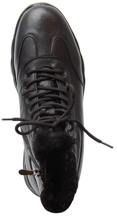 мужские ботинки натуральная кожа / натуральный мех + шерсть gugu