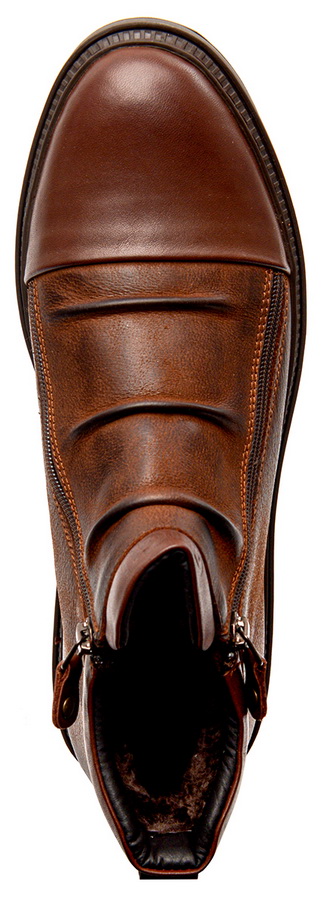 мужские ботинки натуральная кожа / натуральный мех gugu германия