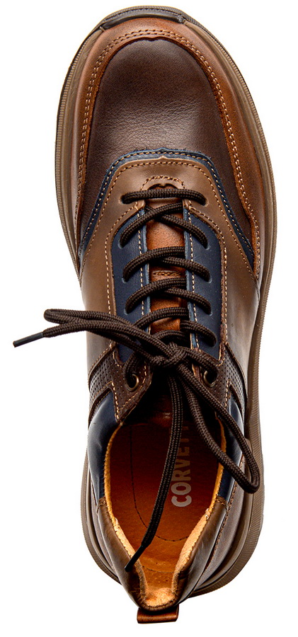 мужские кроссовки натуральная кожа corvetto италия