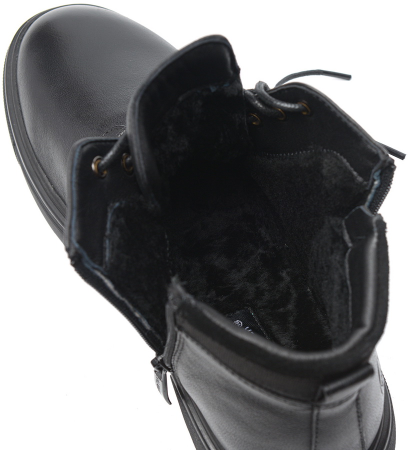 мужские ботинки натуральная кожа/натуральный мех salamander