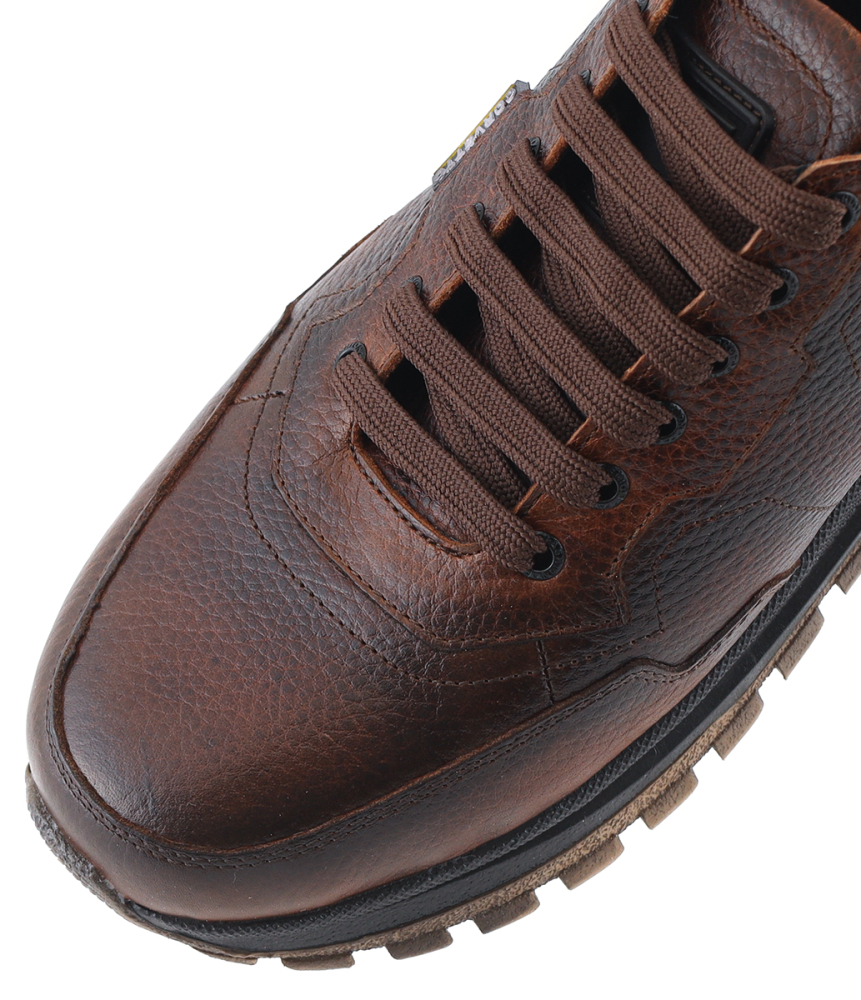 мужские кроссовки натуральная кожа / натуральный мех corvetto