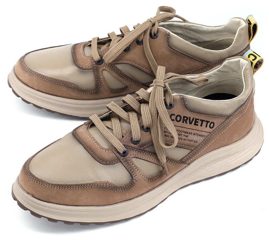 мужские кроссовки натуральная кожа corvetto италия