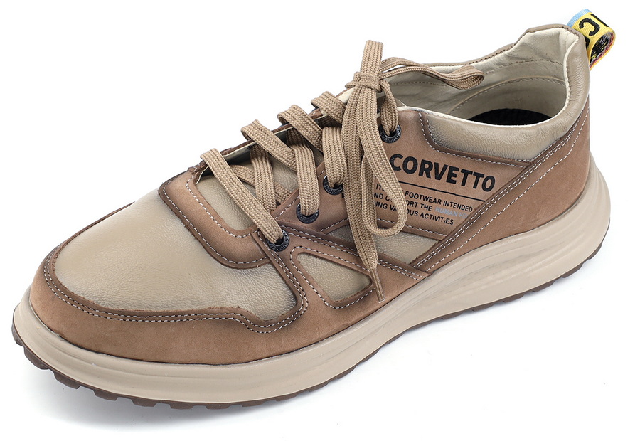 мужские кроссовки натуральная кожа corvetto италия
