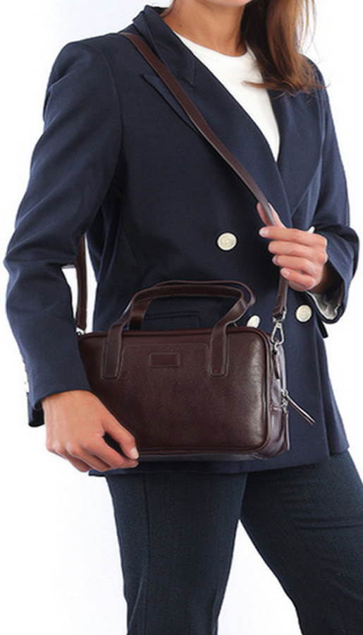 женская сумка натуральная кожа  kikilok корея