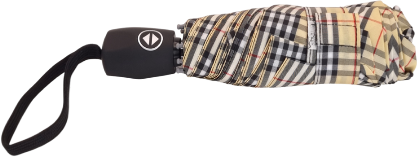 зонт клетка бербери ассорти автомат пять сложений 7 спиц