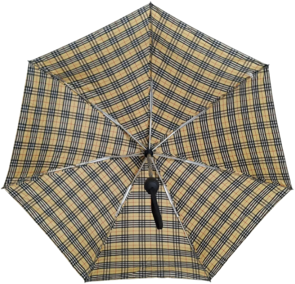 зонт клетка бербери ассорти автомат пять сложений 7 спиц