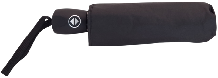 зонт черный автомат пять сложений 7 спиц