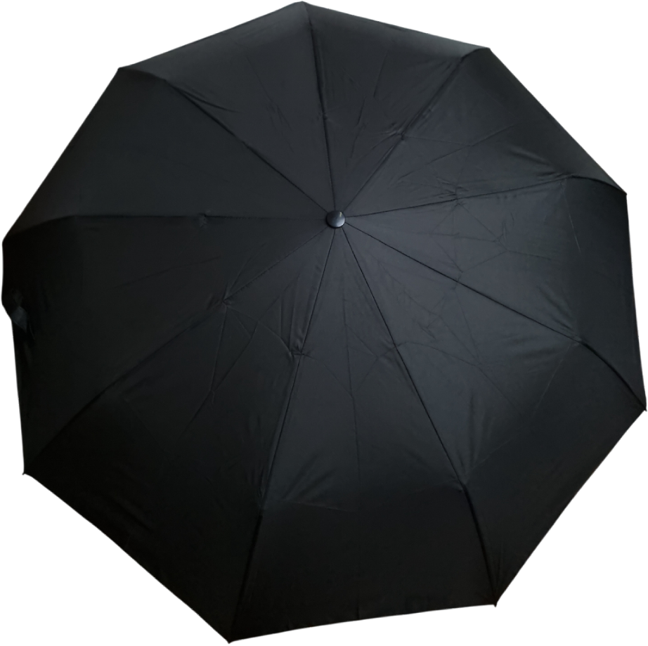 зонт мужской черный автомат большой купол ручка крючок 9 спиц