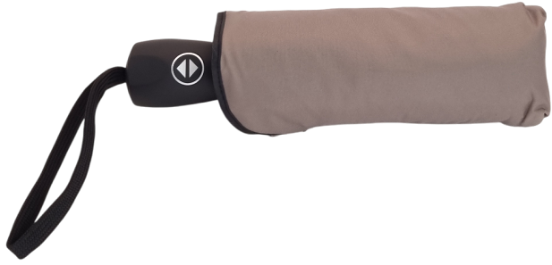 зонт серый автомат пять сложений 7 спиц 