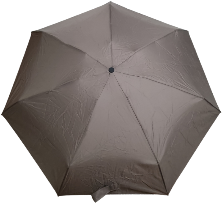 зонт серый автомат пять сложений 7 спиц 
