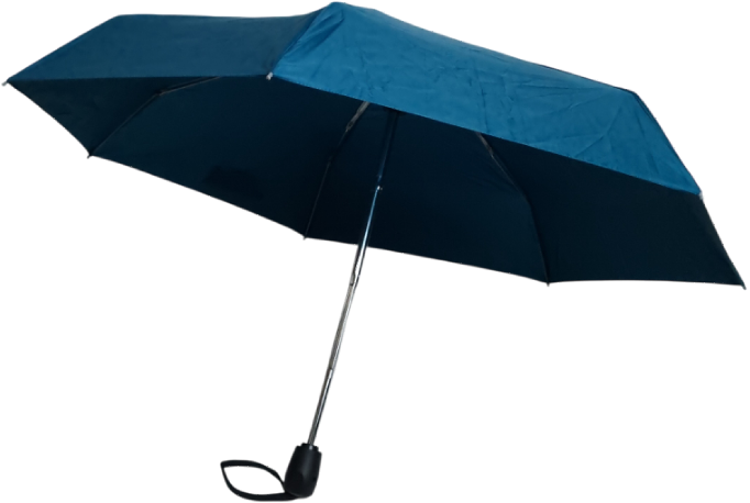 зонт зеленый автомат пять сложений 7 спиц 