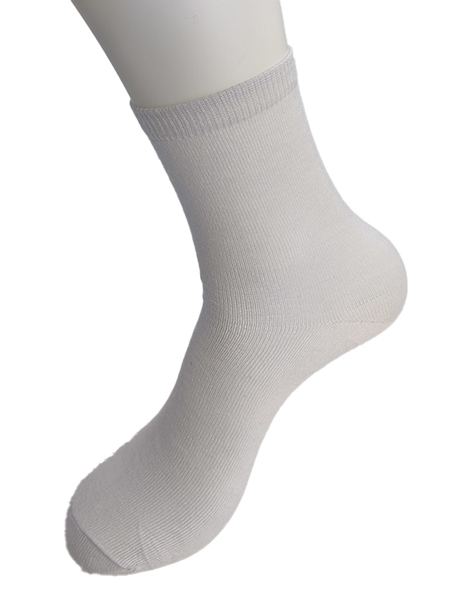носки женские белые гладкие высокие